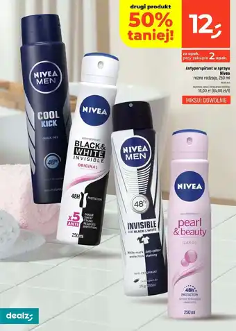 Dealz Antyperspirant w sprayu Nivea oferta