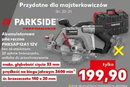 Kaufland Piła akumulatorowa Parkside oferta