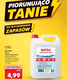 Kaufland Woda deminarelizowana do żelazek Bottari oferta