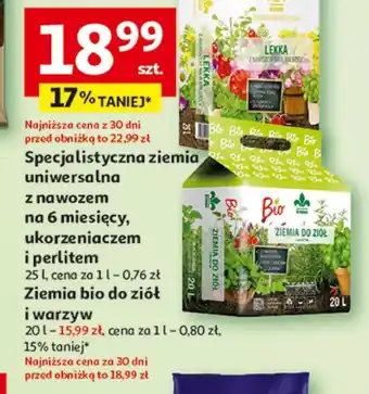 Auchan Ziemia uniwersalna Bio oferta