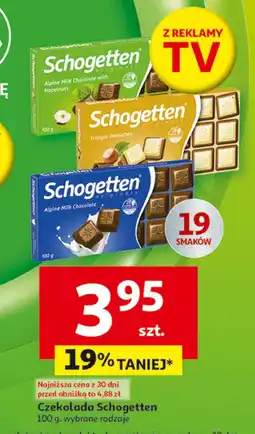 Auchan Czekolada Schogetten oferta