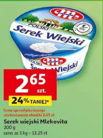 Auchan Serek wiejski Mlekovita oferta