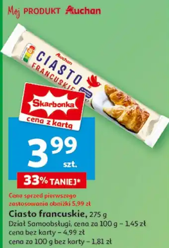 Auchan Ciasto francuskie Auchan oferta