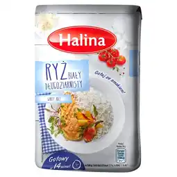 Auchan Halina Ryż biały długoziarnisty 1 kg oferta