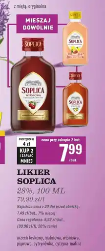 Biedronka Wódka smakowa Soplica oferta