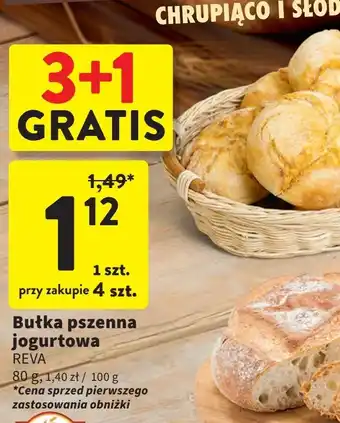 Intermarche Bułka pszenna jogurtowa Reva oferta