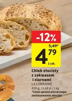 Intermarche Chleb złocisty z zakwasem i ziarnami La Lorraine oferta