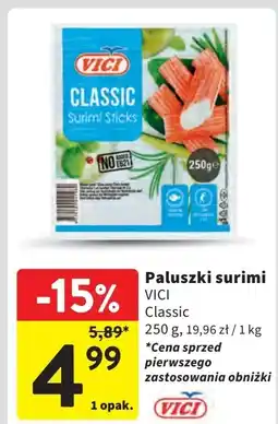 Intermarche Paluszki krabowe surimi Vici oferta