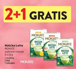 Intermarche Matcha truskawka Mokate Latte oferta