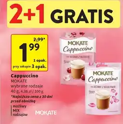 Intermarche Cappuccino różane z kolagenem Mokate oferta