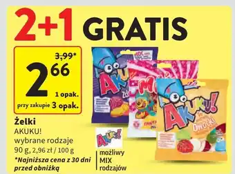 Intermarche Żelki zdrowocki Akuku! oferta