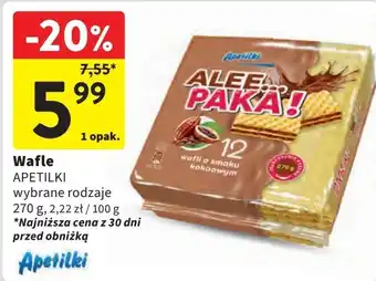 Intermarche Wafle kakaowe Apetitki oferta