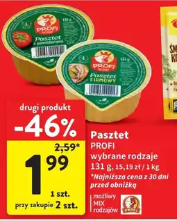 Intermarche Pasztet z drobiem i pomidorami Profi Wielkopolski oferta