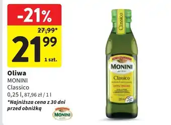 Intermarche Oliwa z oliwek extra vergine Monini Classico oferta