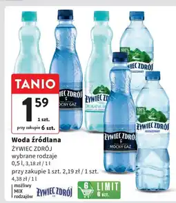 Intermarche Woda delikatnie musująca Żywiec Zdrój oferta