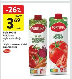 Intermarche Sok 100% pomidorowo-warzywny Fortuna oferta