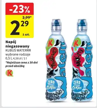 Intermarche Woda malinowa Kubuś Waterrr oferta