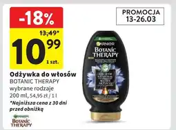 Intermarche Odżywka do włosów aktywny węgiel Garnier Botanic Therapy oferta