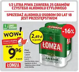 Intermarche Piwo Łomża Jasne (Dawniej Export) oferta