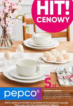 Pepco Talerz na jajka porcelanowy 20 cm oferta