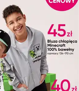 Pepco Bluza chłopięca 134-170 cm minecraft oferta