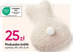 Pepco Poduszka królik 49 x 29 5 cm oferta