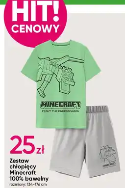 Pepco Komplet chłopięcy 134-176 cm minecraft oferta