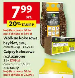 Auchan Brykiet kokosowy Biovita oferta