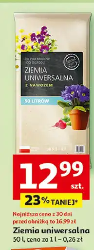 Auchan Ziemia uniwersalna z nawozem oferta