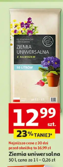 Auchan Ziemia uniwersalna z nawozem oferta