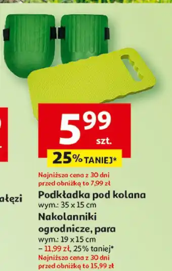 Auchan Nakolanniki ogrodnicze oferta