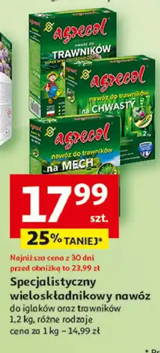 Auchan Nawoz do iglaków Agrecol oferta