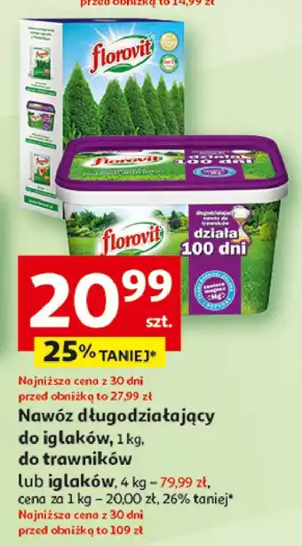 Auchan Nawóz jesienny do iglaków Florovit oferta