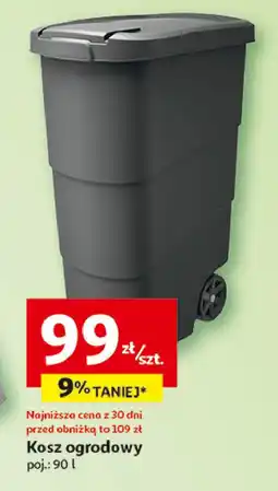 Auchan Kosz ogrodowy 90 l oferta