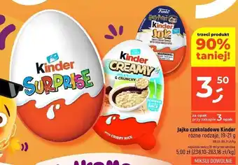 Dealz Jajko z niespodzianką Kinder Joy oferta