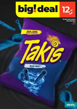 Dealz Chipsy blue heat Takis oferta