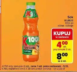 Carrefour Express Sok brzoskwinia-marchew-jabłko Kubuś 100% oferta