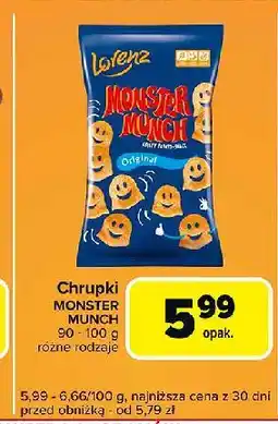 Carrefour Express Chrupki original Lorenz Monster Munch oferta