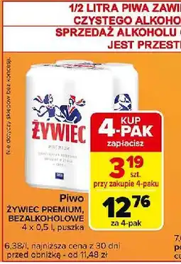 Carrefour Express Piwo Żywiec Bezalkoholowe oferta