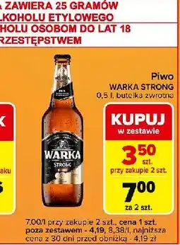 Carrefour Express Piwo Warka Strong oferta