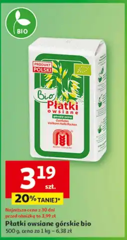 Auchan Płatki owsiane Bio oferta