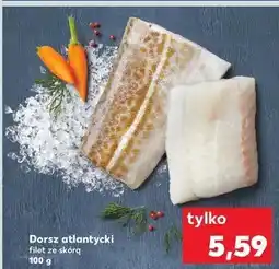 Kaufland Dorsz atlantycki filet ze skórą oferta