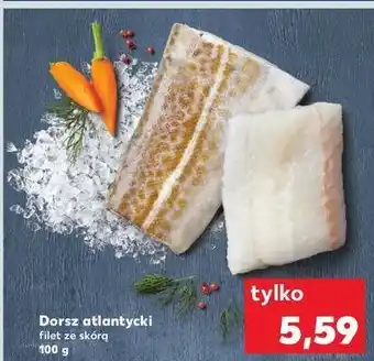 Kaufland Dorsz atlantycki filet ze skórą oferta