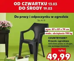 Kaufland Krzesło ogrodowe K-Classic Countryside oferta