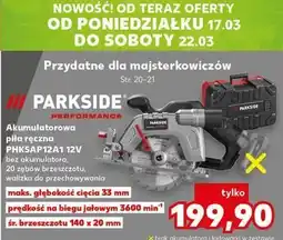 Kaufland Piła ręczna akumulatorowa phksap12a1 12v Parkside oferta