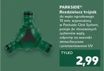 Kaufland Rozdzielacz trójnik Parkside oferta