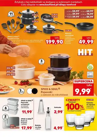 Kaufland Pojemniki na żywność Spice&Soul oferta