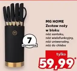 Kaufland Zestaw nożyczki + 5 noży w bloku Mg Home oferta