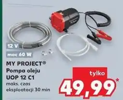 Kaufland Pompa do oleju silnikowego Myproject oferta