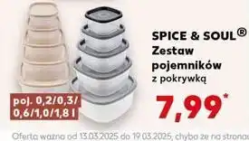 Kaufland Zestaw pojemnikow do przechowywania Spice&Soul oferta